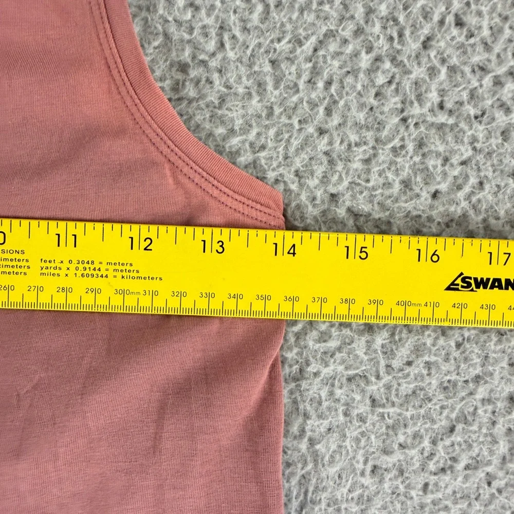 Lululemon All It Takes Tank Top Womens 4 Pink Tulip Back Yoga‎ Sleeveless Top